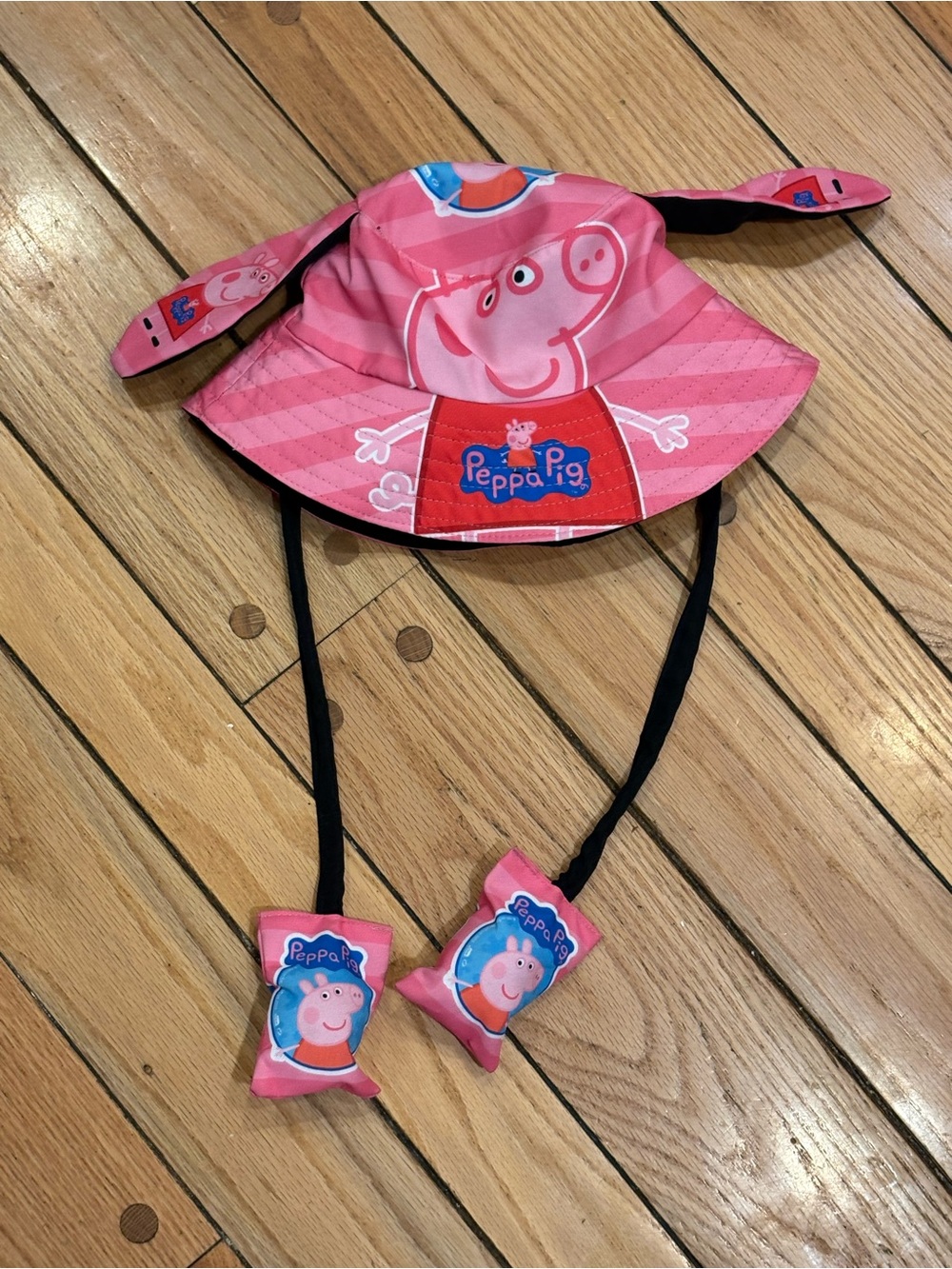 Peppa Pig youth Pink Sun bucket Hat with flapping ears